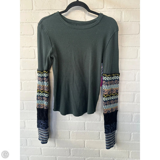 Top Long Sleeve By We The Free In Green, Size: M