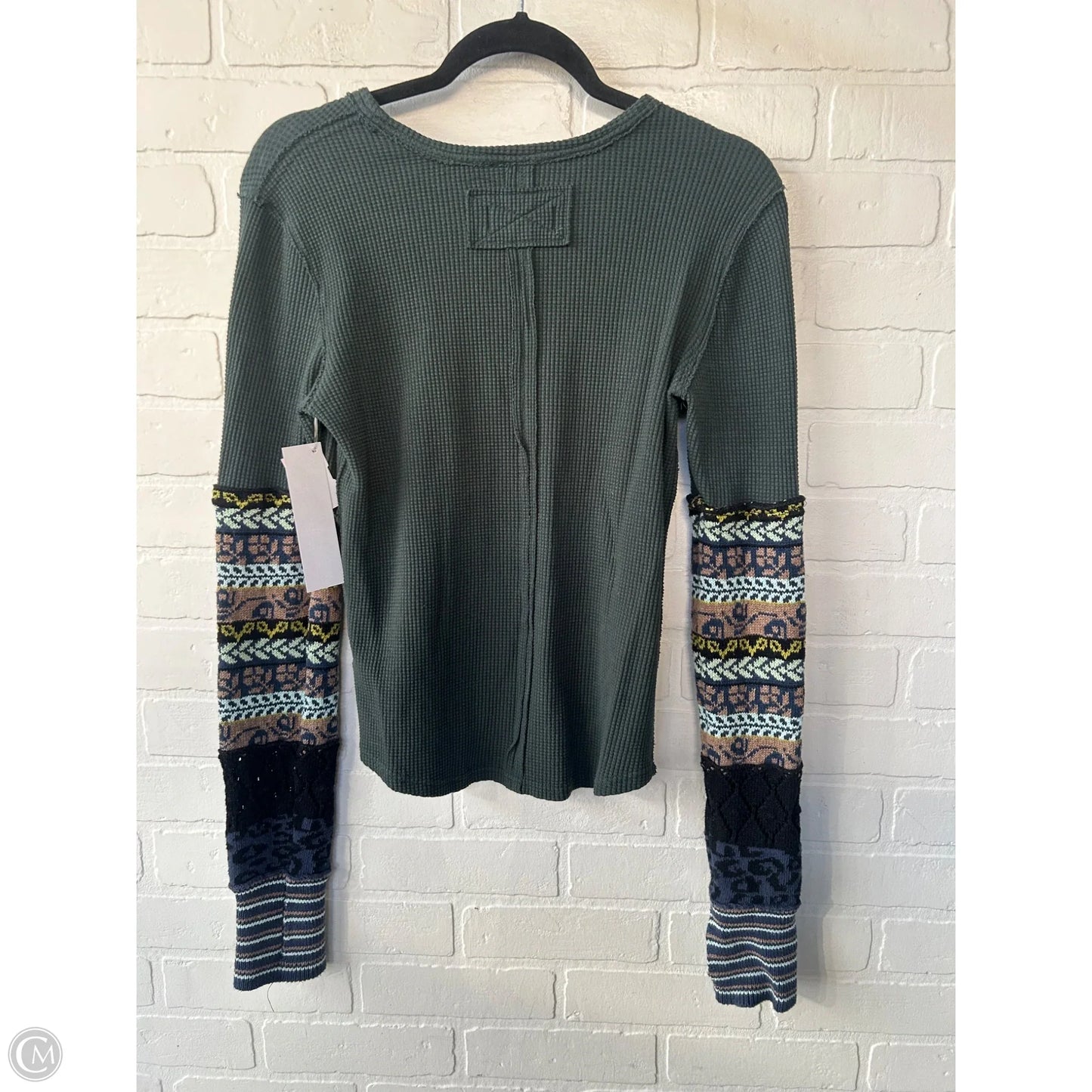 Top Long Sleeve By We The Free In Green, Size: M