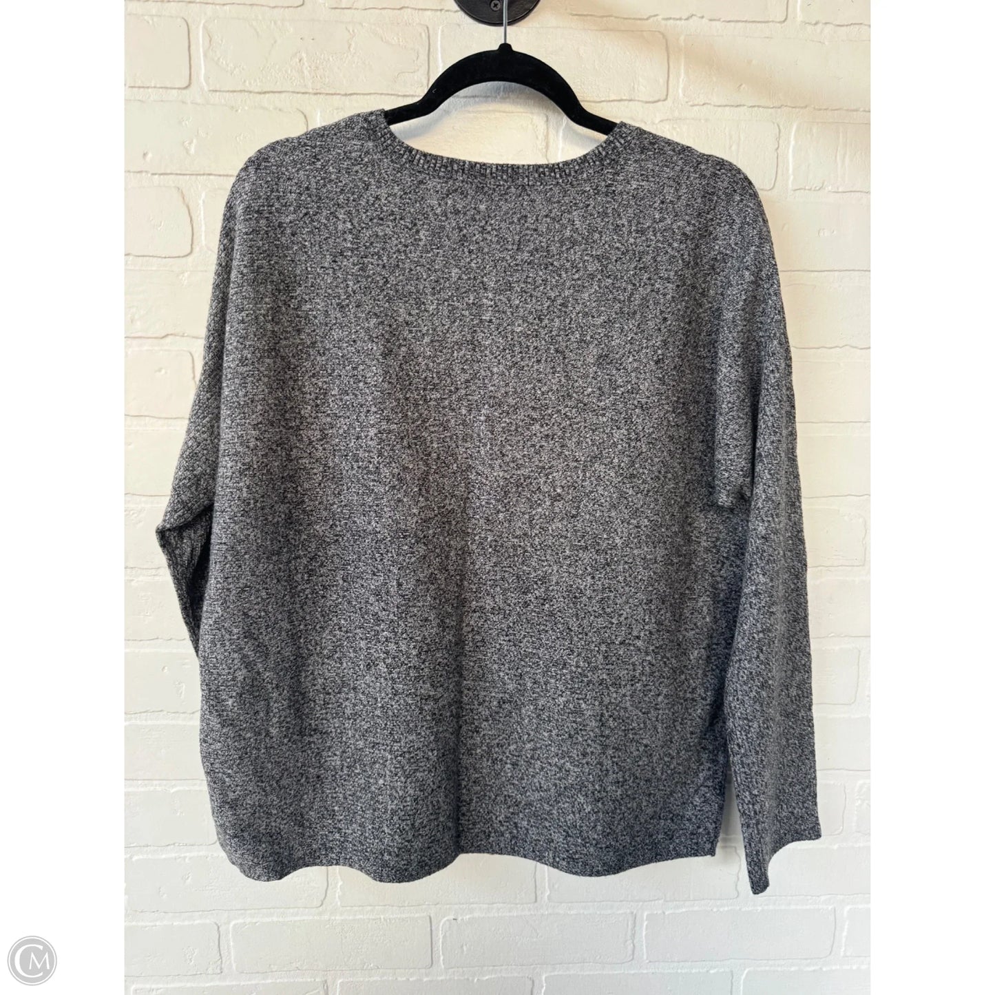 Sweater By Apt 9 In Grey, Size: Xl