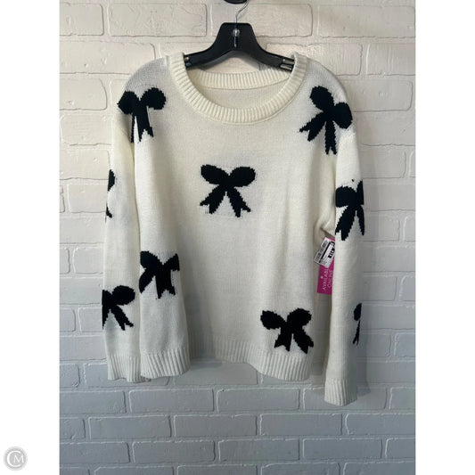 Sweater By Cme In Black & Cream, Size: M