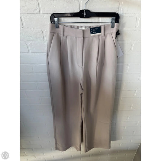 Pants Wide Leg By Abercrombie And Fitch In Tan, Size: 8