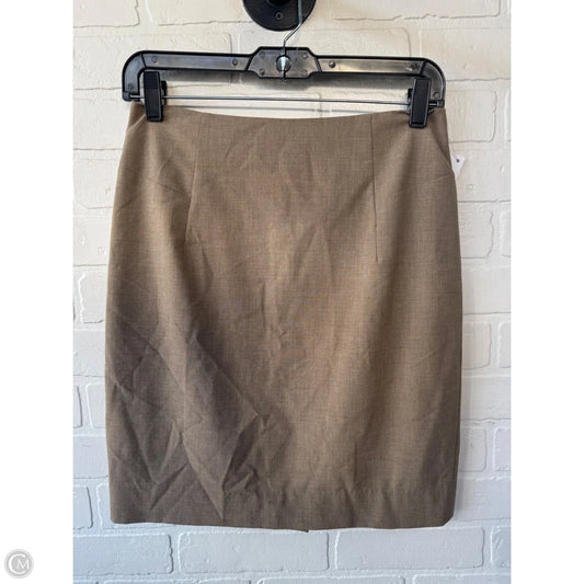 Skirt Mini & Short By Halogen In Tan, Size: 2