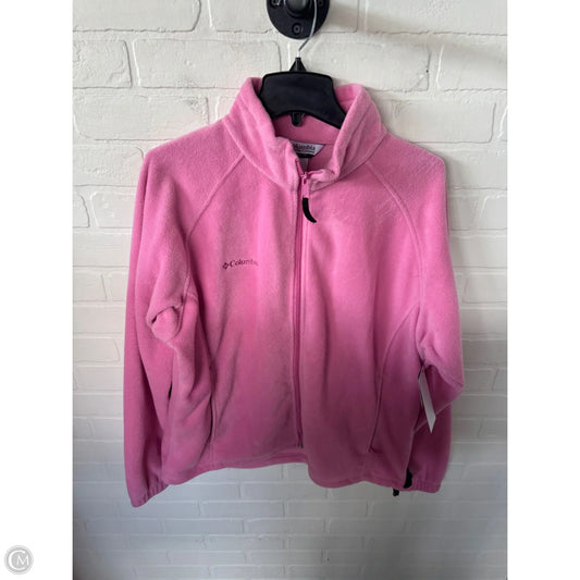 Jacket Fleece By Columbia In Pink, Size: Xl