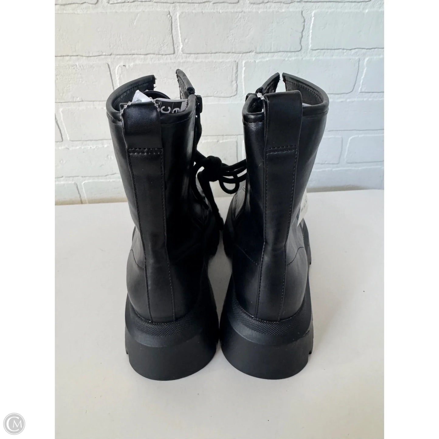 Boots Combat By No Barriers In Black, Size: 9