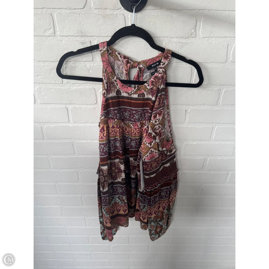 Top Long Sleeve By Miss Me In Brown & Pink, Size: S