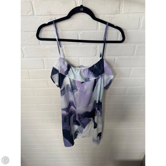 Dress Casual Short By French Connection In Purple & White, Size: L