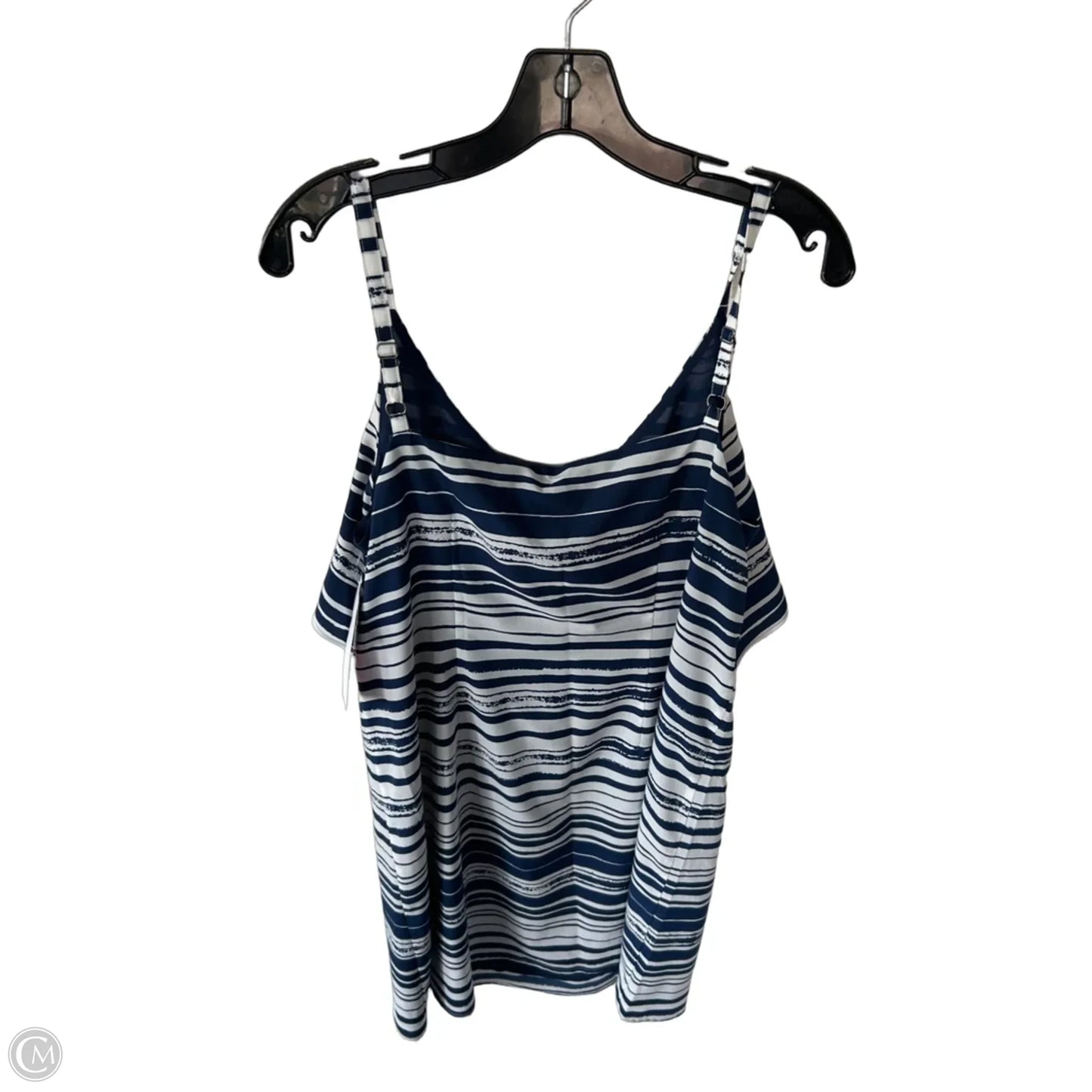 Dress Casual Short By Cabi In Blue & White, Size: M
