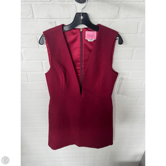 Dress Designer By Kate Spade In Red, Size: M