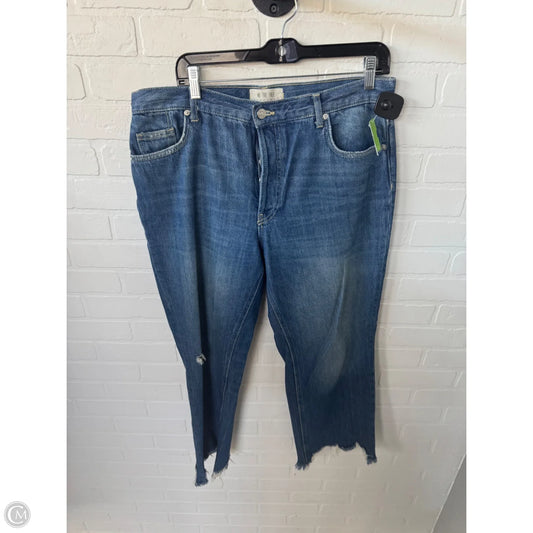 Jeans Straight By We The Free In Blue Denim, Size: 12