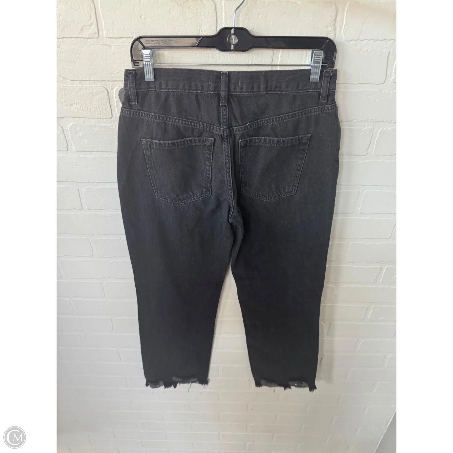 Jeans Straight By We The Free In Black Denim, Size: 4