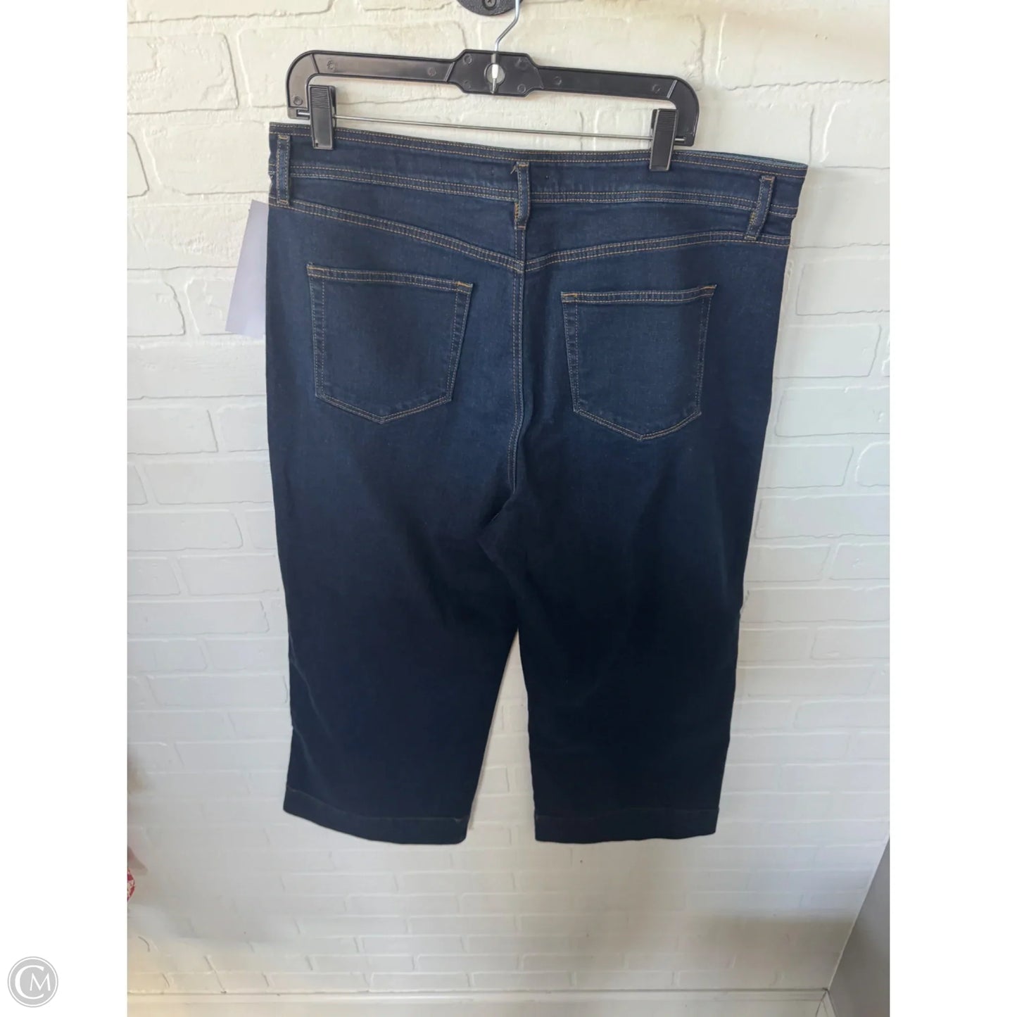 Jeans Wide Leg By Loft In Blue Denim, Size: 14