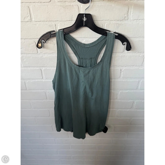 Athletic Tank Top By Lululemon In Green, Size: S