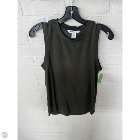 Athletic Tank Top By Athleta In Green, Size: S