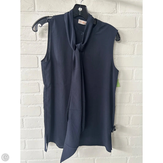 Top Sleeveless Designer By Tory Burch In Navy, Size: S