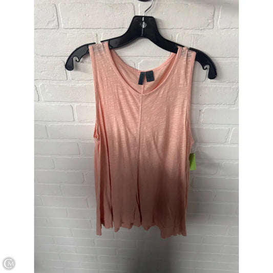 Top Sleeveless Basic By Left Of Center In Orange, Size: S