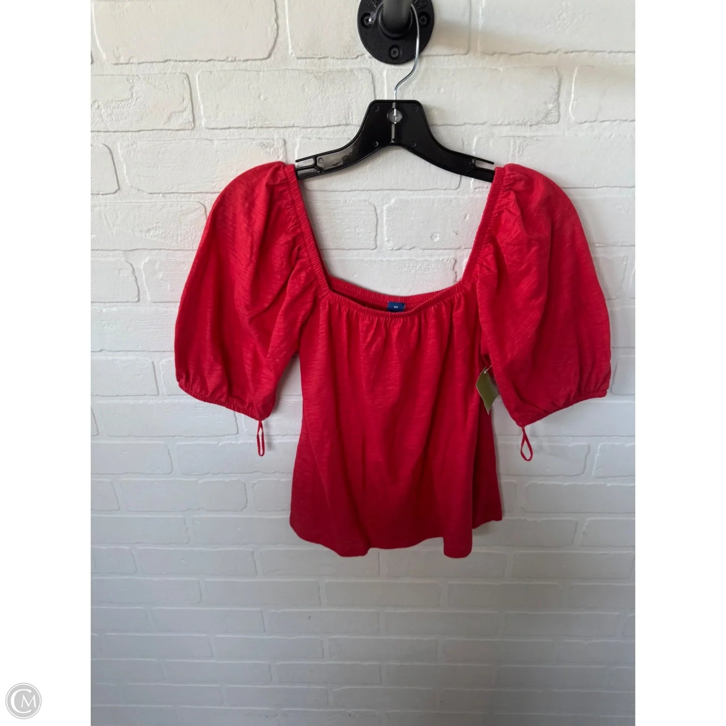 Top Short Sleeve By Old Navy In Red, Size: Xs