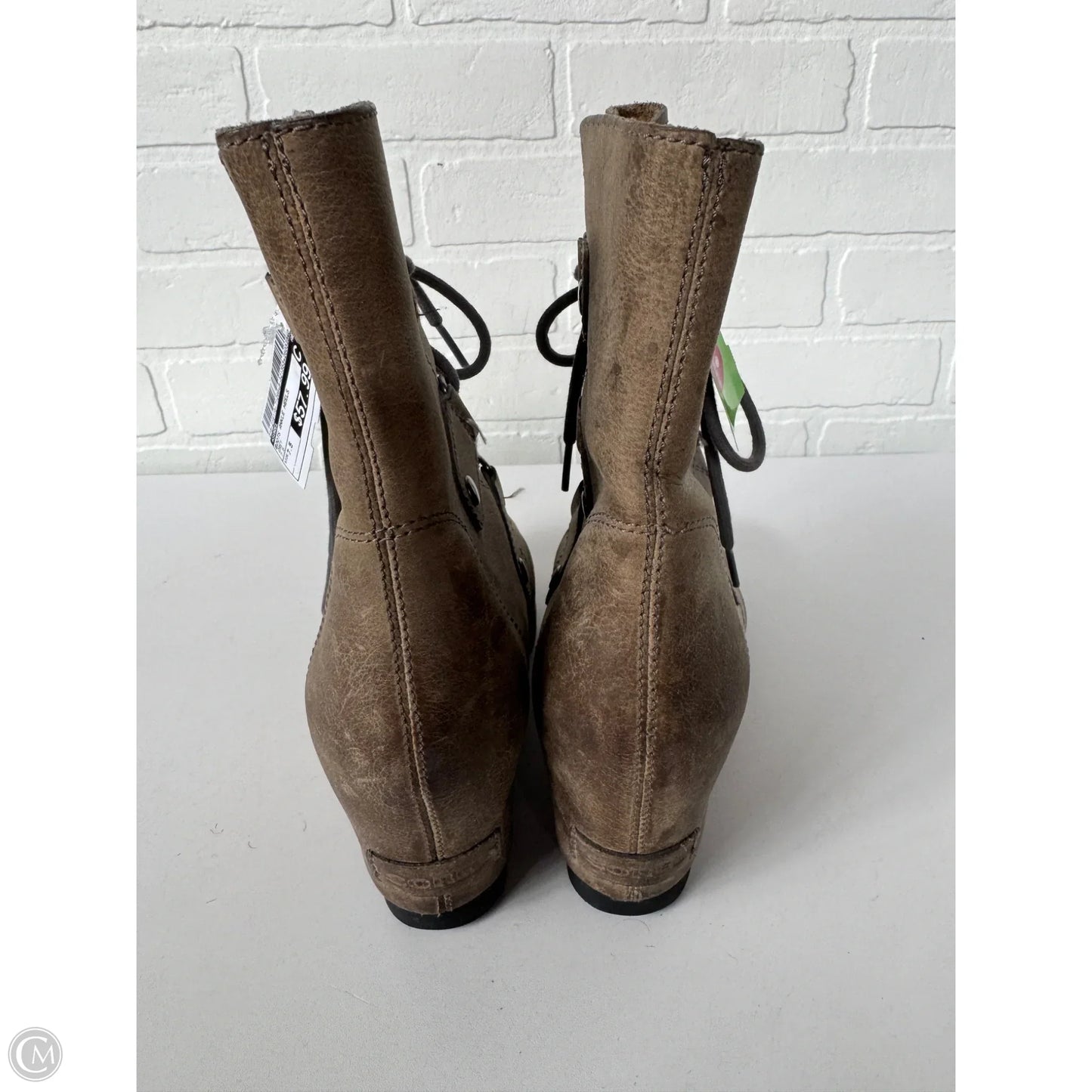 Boots Ankle Heels By Sorel In Grey, Size: 7.5
