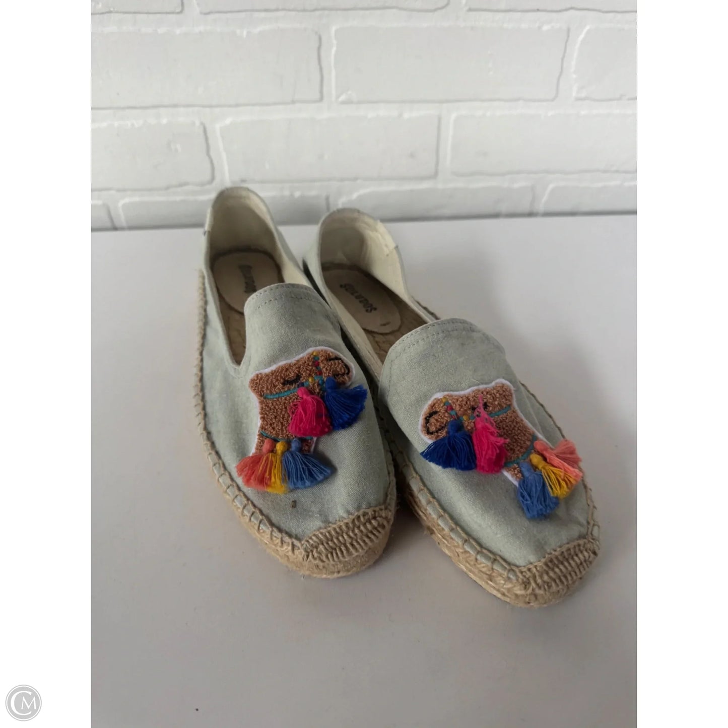 Shoes Flats By Soludos In Grey, Size: 7.5
