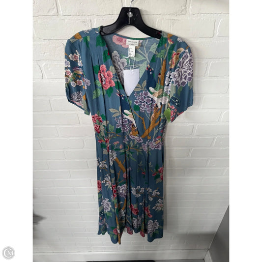 Dress Casual Midi By H&m In Blue & Pink, Size: S