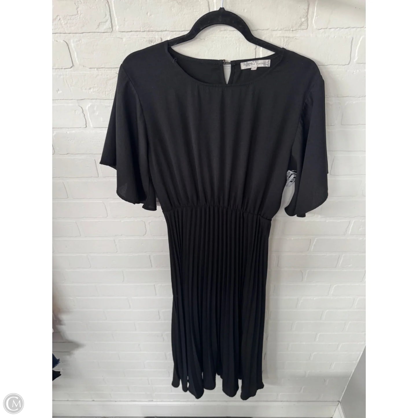 Dress Party Midi By Clothes Mentor In Black, Size: L
