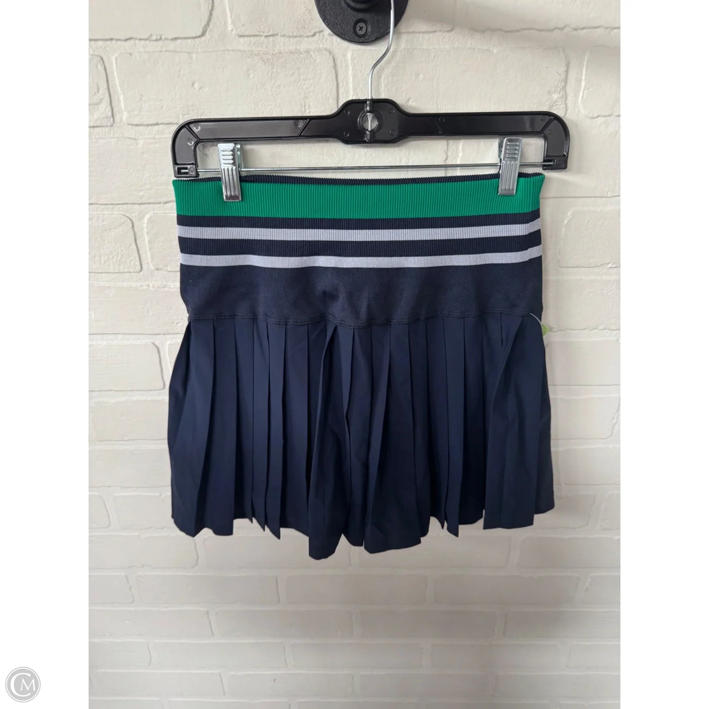 Athletic Skort By Clothes Mentor In Blue & Green, Size: 8