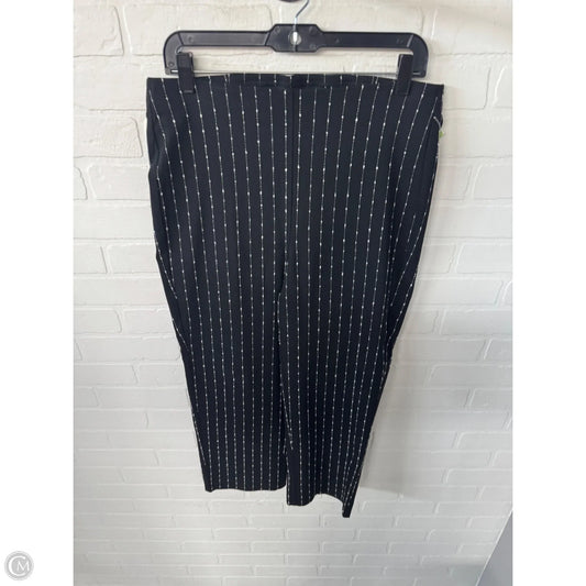 Pants Cropped By Chicos In Black & White, Size: 10