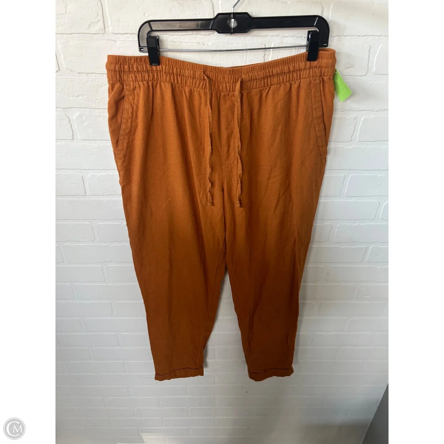 Pants Linen By Old Navy In Orange, Size: 12