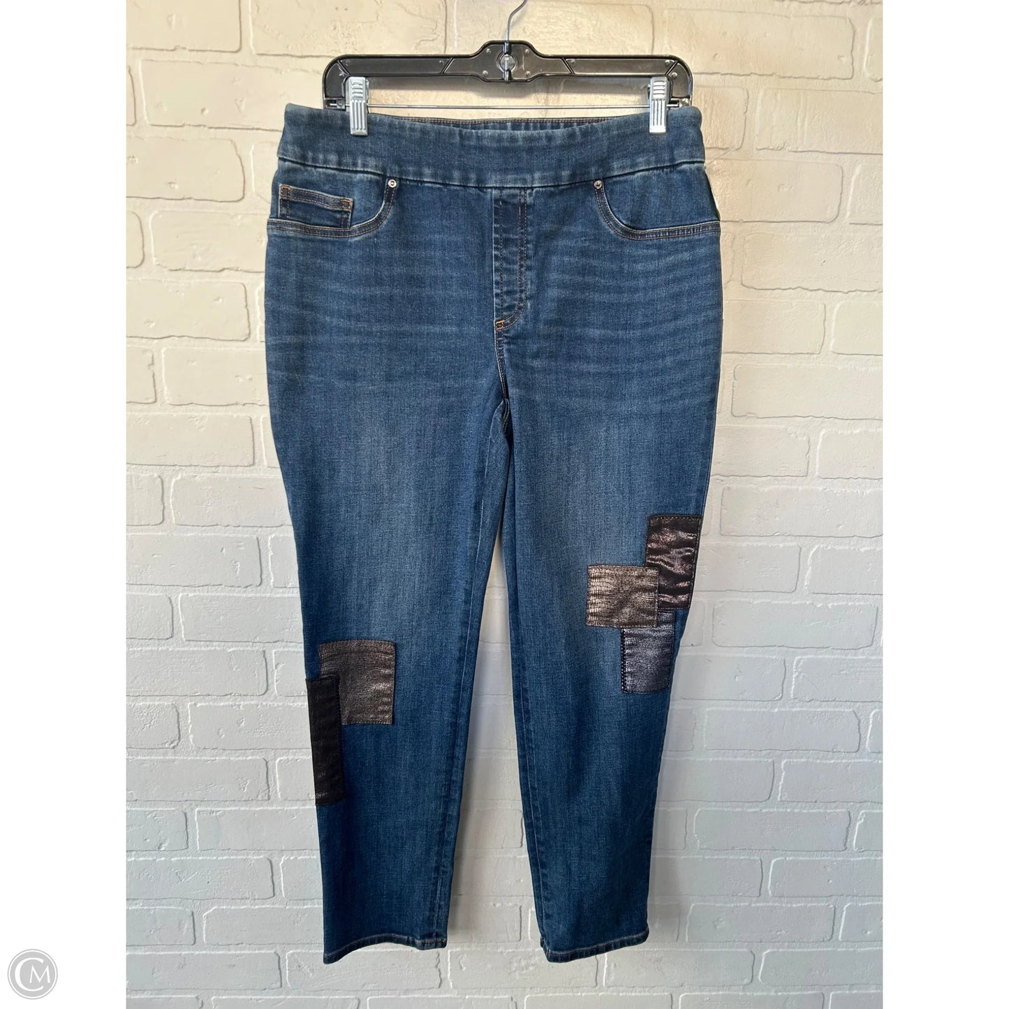 Jeans Jeggings By Chicos In Blue Denim, Size: 6