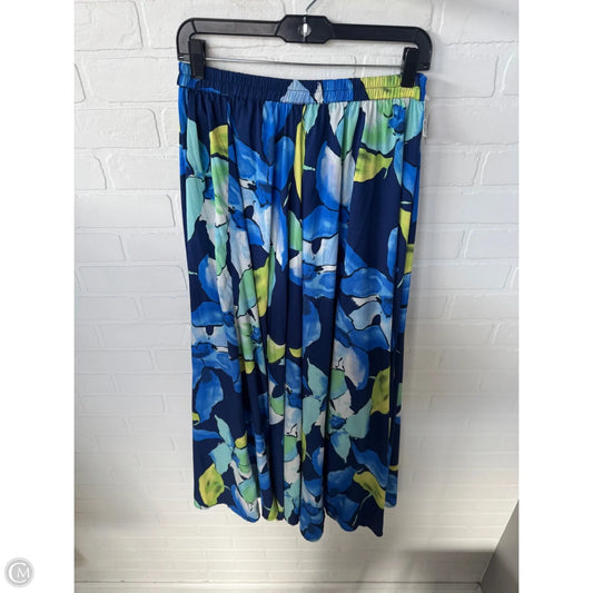 Skirt Maxi By Roz And Ali In Blue & Green, Size: 8