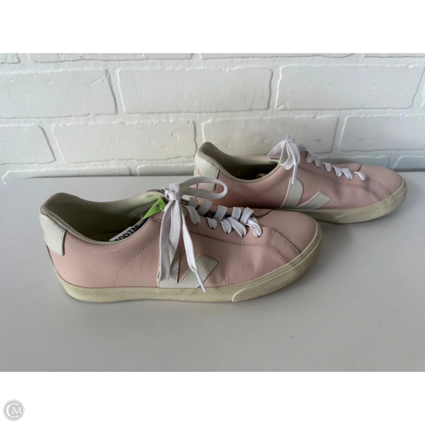 Shoes Sneakers By Veja In Pink & White, Size: 8