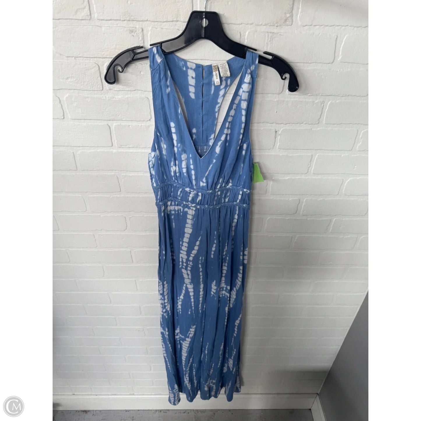 Dress Casual Maxi By Japna In Blue & White, Size: Xs