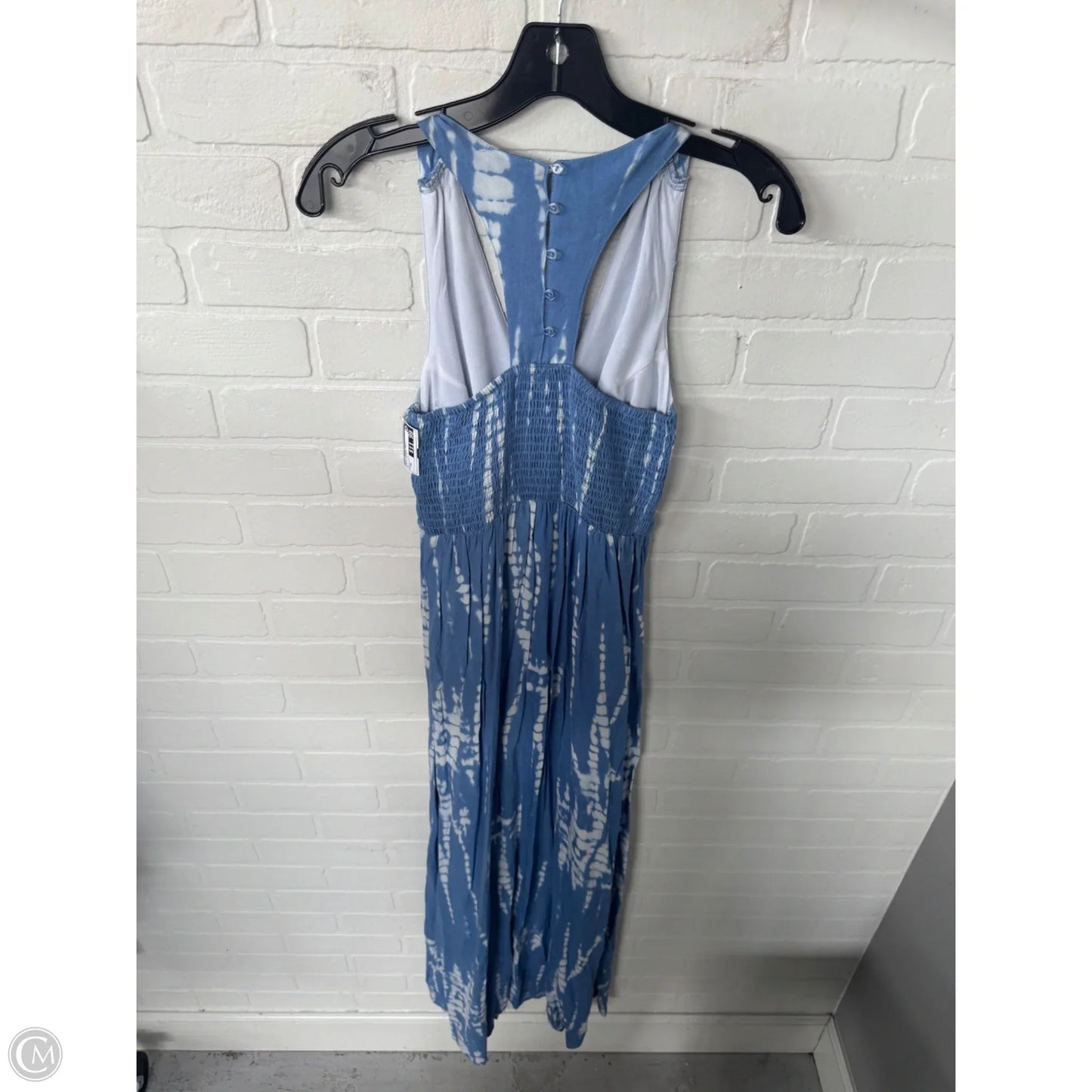Dress Casual Maxi By Japna In Blue & White, Size: Xs
