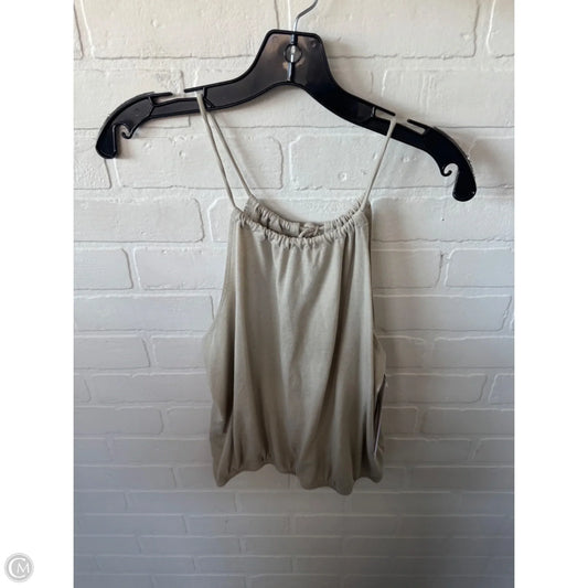 Top Sleeveless Basic By Urban Daizy In Tan, Size: L