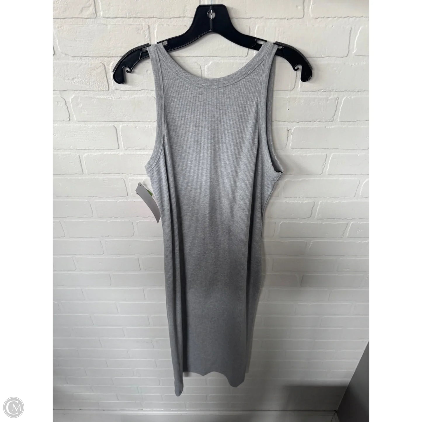 Dress Casual Midi By Glo In Grey, Size: L