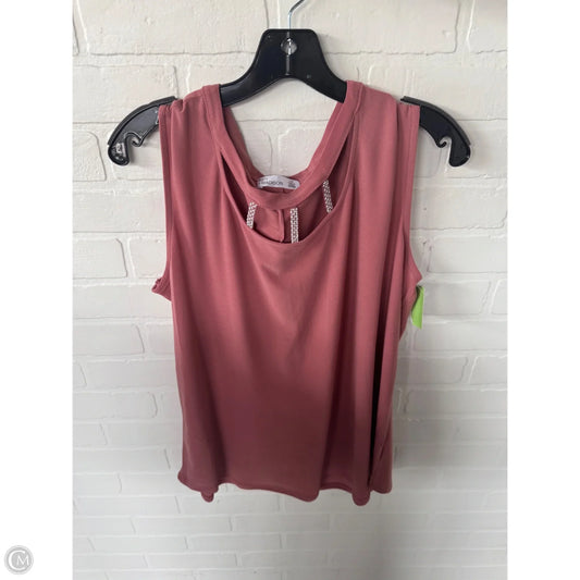 Top Sleeveless By 89th And Madison In Pink, Size: L