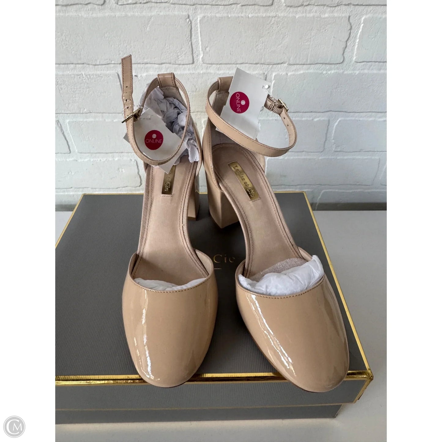 Shoes Heels Block By Louise Et Cie In Tan, Size: 7