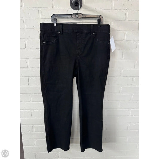 Jeans Straight By Gloria Vanderbilt In Black Denim, Size: 16
