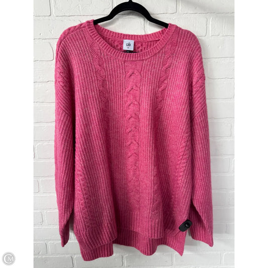 Sweater By Cabi In Pink, Size: Xl