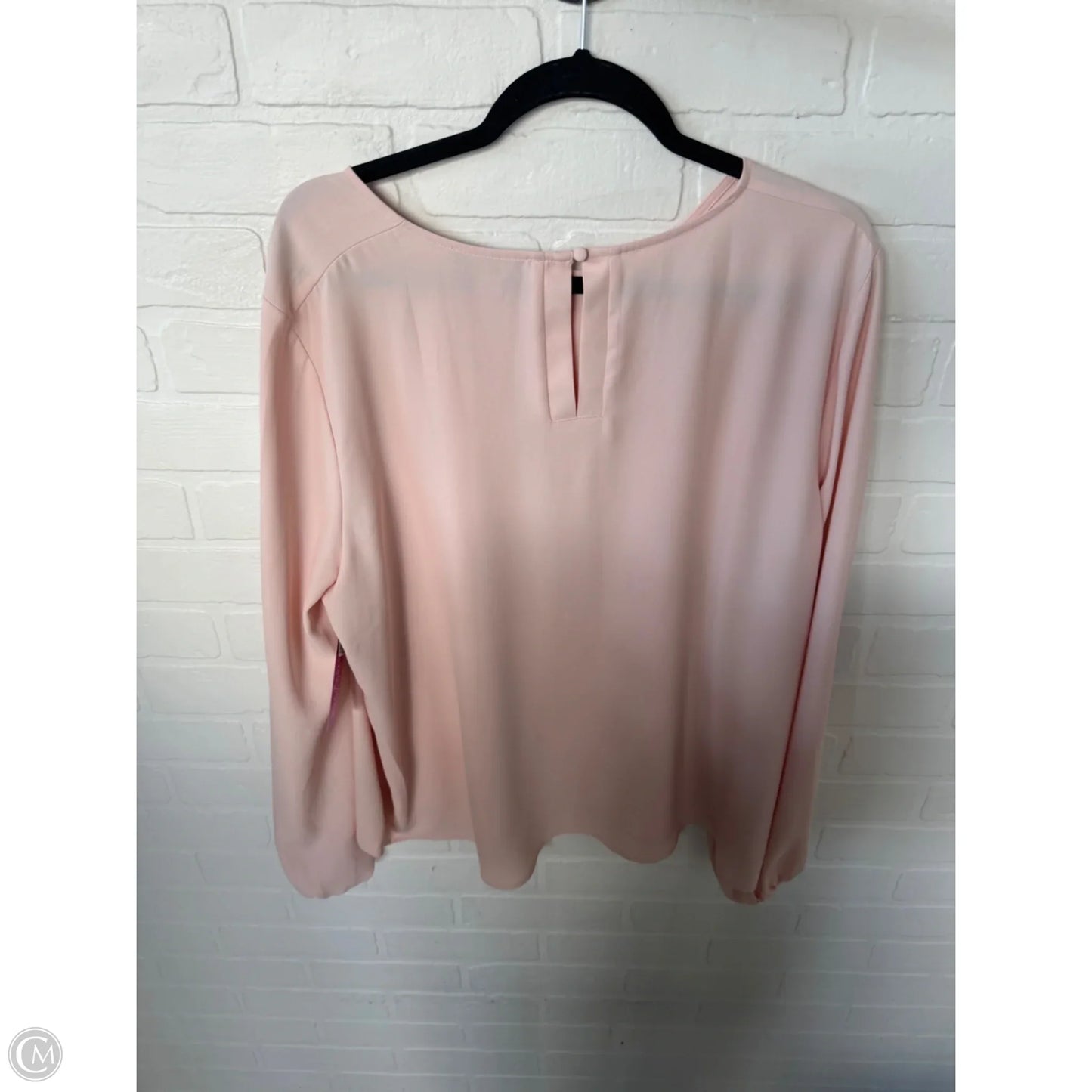 Top Long Sleeve By Loft In Pink, Size: L
