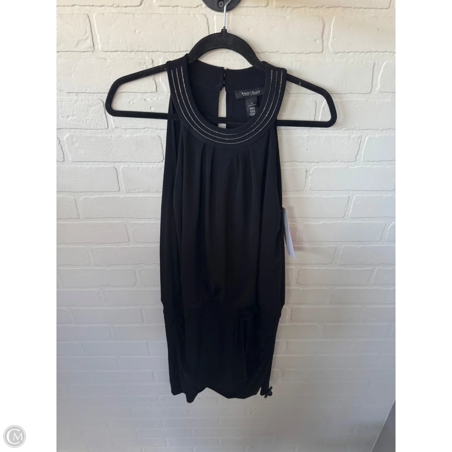 Dress Party Short By White House Black Market In Black & Silver, Size: S