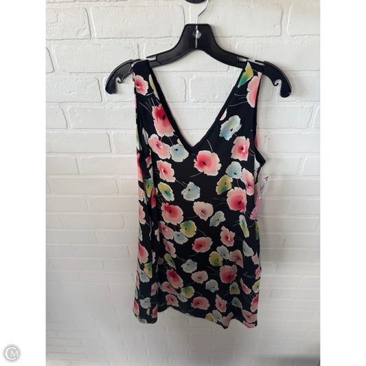 Dress Party Short By Lauren By Ralph Lauren In Black & Pink, Size: M