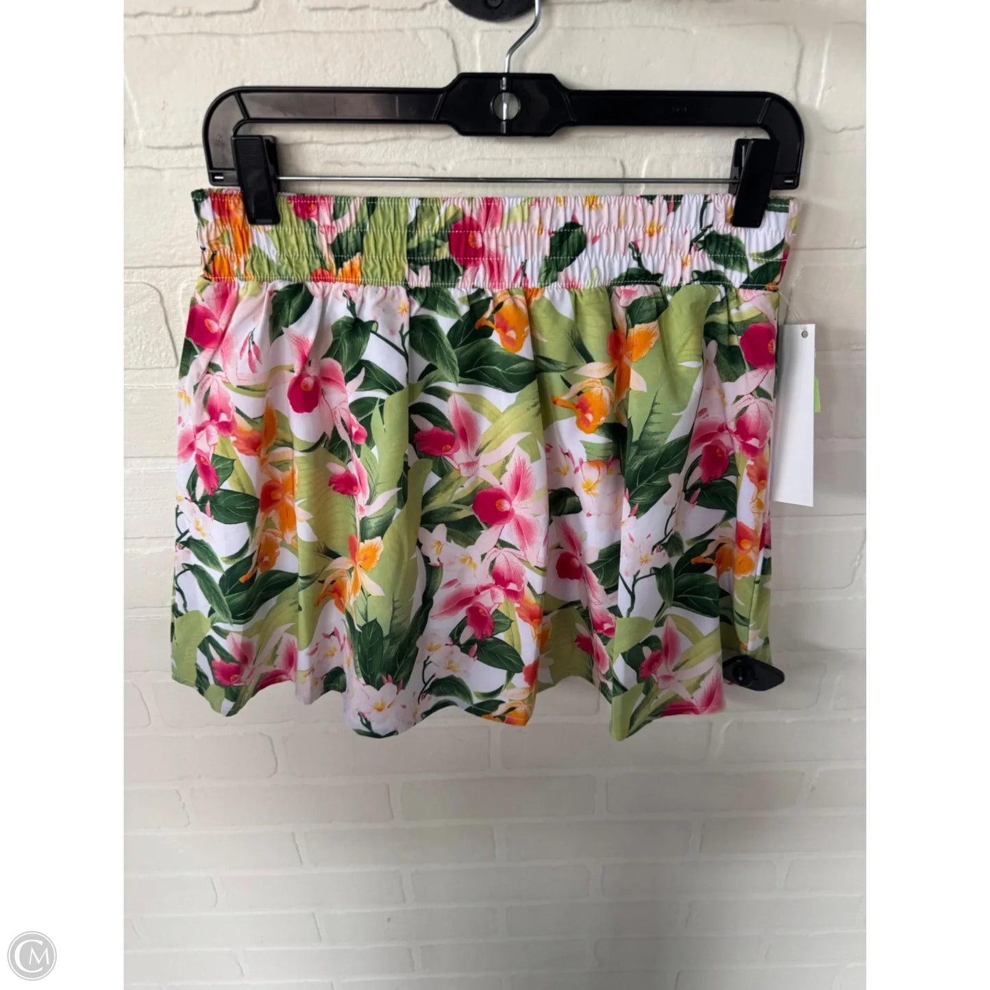 Athletic Skort By Tommy Bahama In Green & Pink, Size: 8