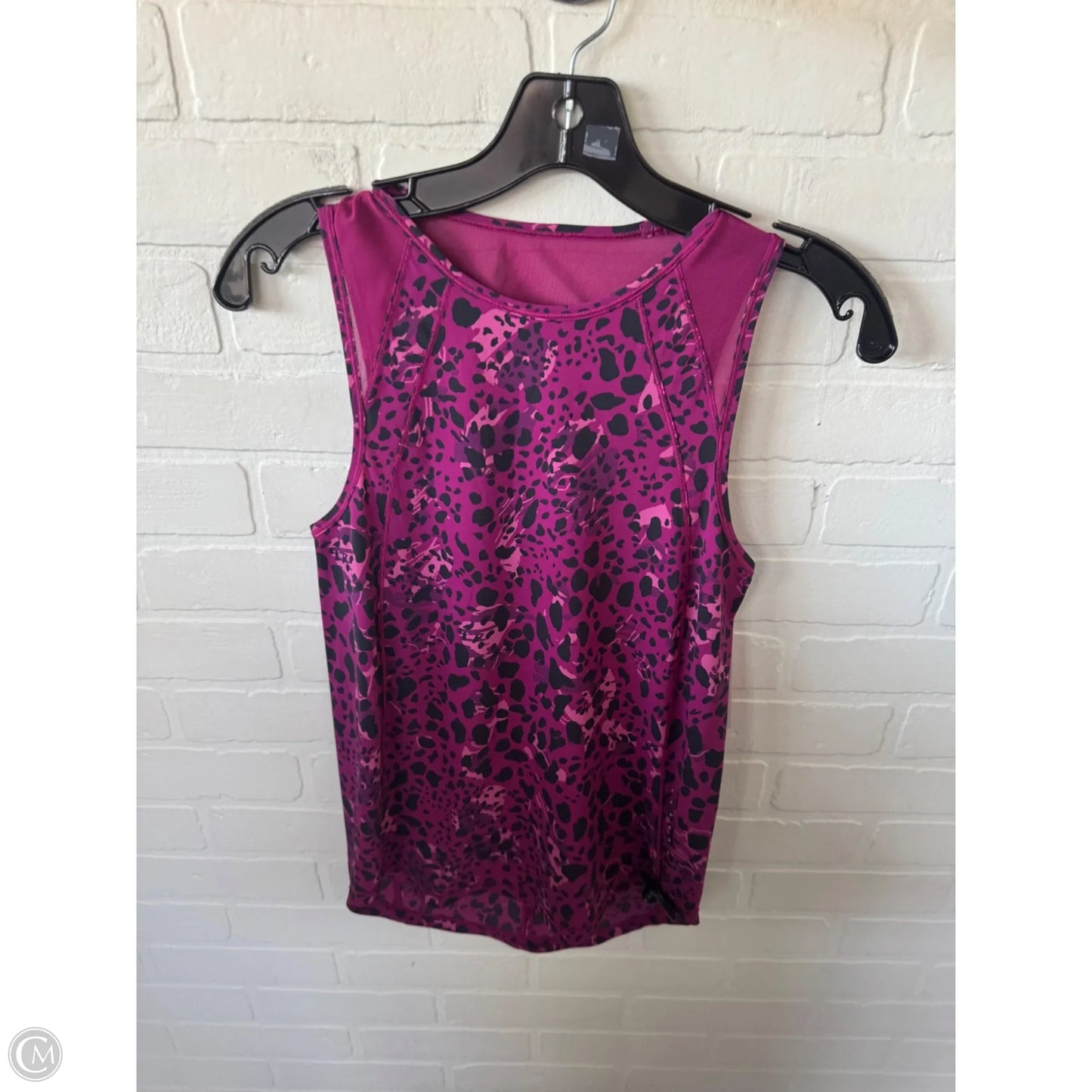 Athletic Tank Top By Lululemon In Black & Purple, Size: S