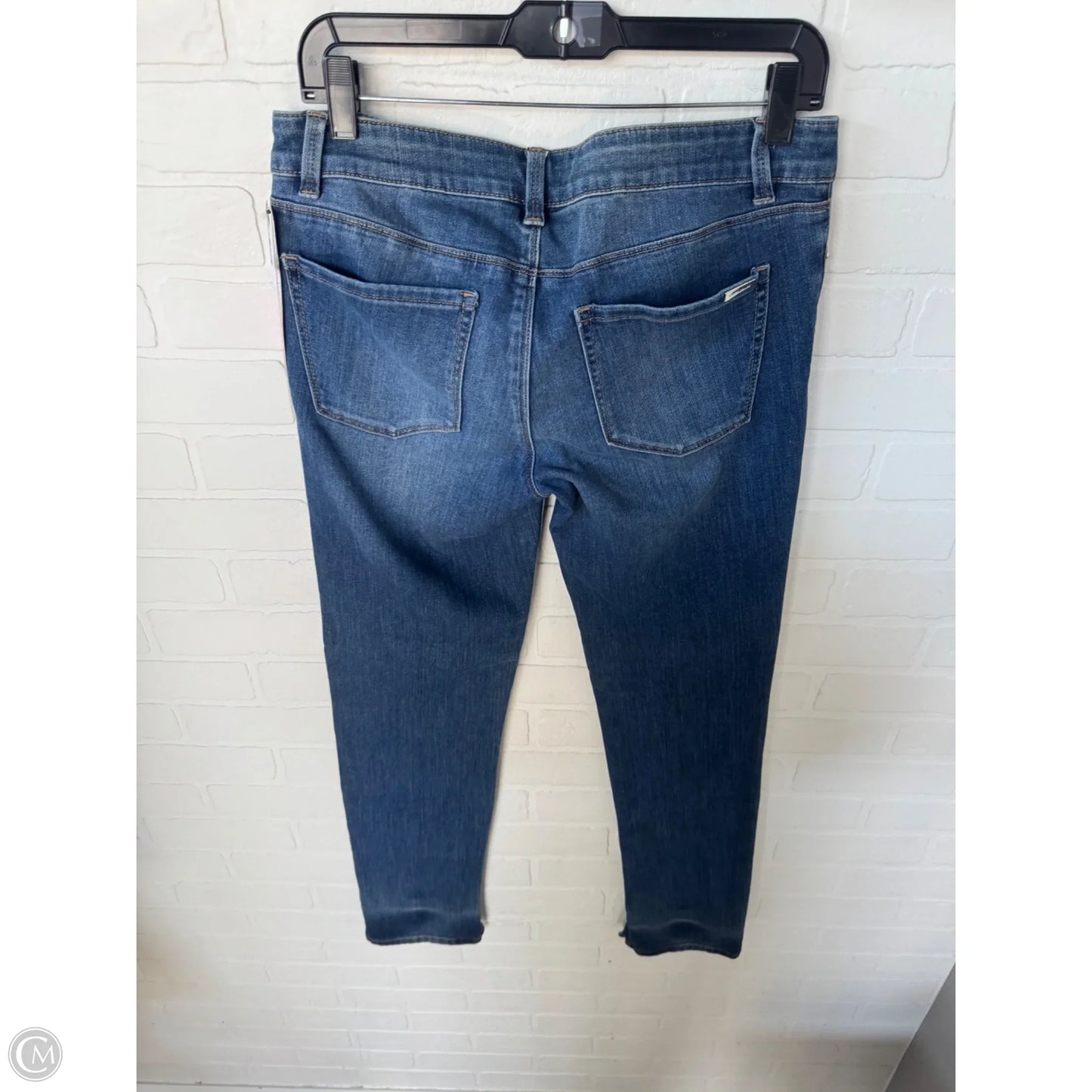 Jeans Straight By White House Black Market In Blue Denim, Size: 8