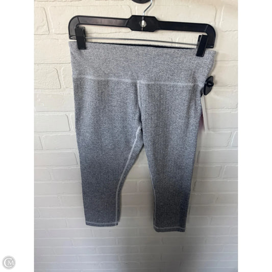 Athletic Leggings Capris By Lululemon In Grey & White, Size: 8