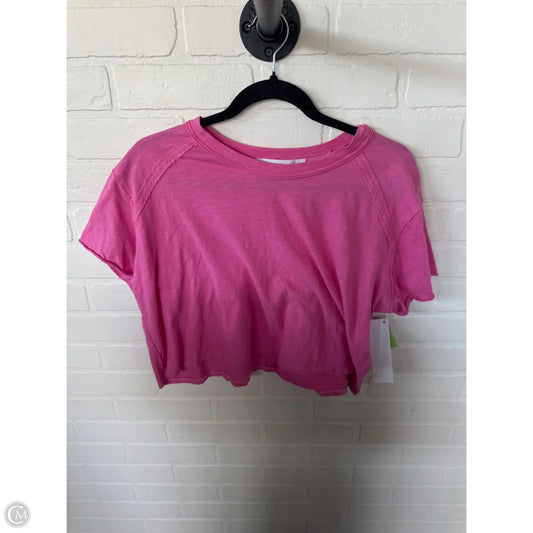 Top Short Sleeve By Altard State In Pink, Size: M