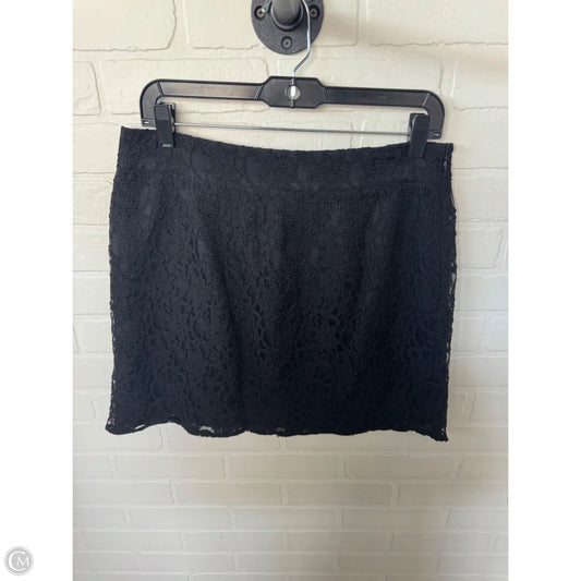 Skirt Mini & Short By Laundry In Black, Size: 8