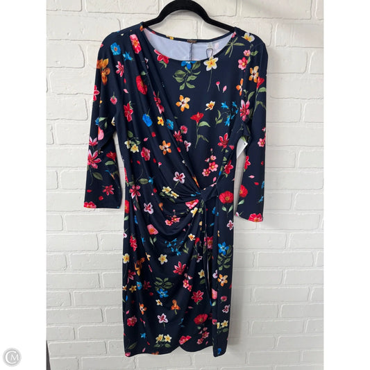 Dress Casual Short By T Tahari In Floral Print, Size: M