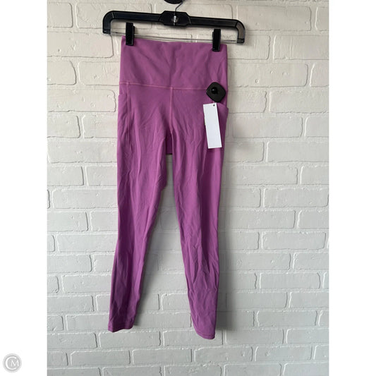 Athletic Leggings By Athleta In Pink, Size: 0