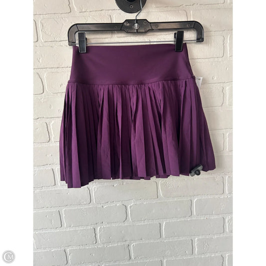 Athletic Skort By Alo In Purple, Size: 4